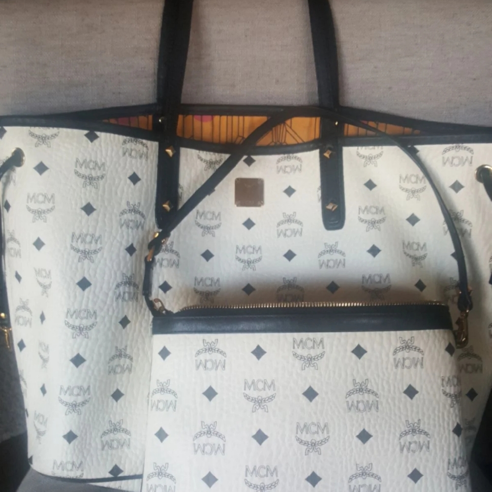 SOLD NOT AVAILABLE Authentic MCM Tote and pouch